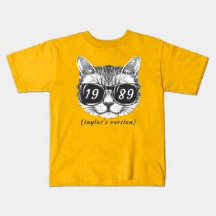 1989 taylors cat version Kids T-Shirt